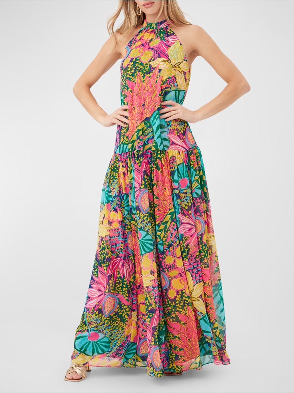Trina Turk Kissimee Sleeveless Maxi Dress